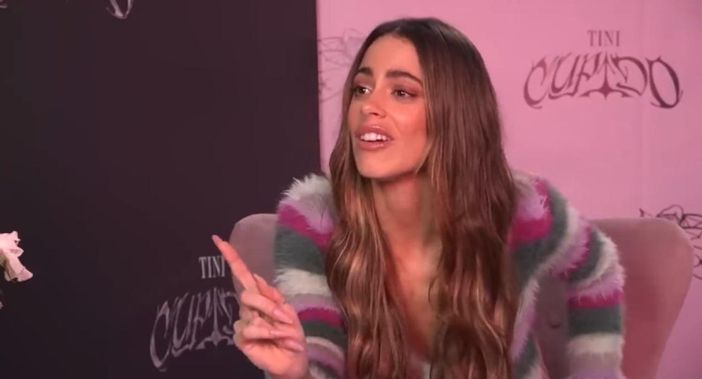 Tini Stoessel. Foto Captura Luzu TV.