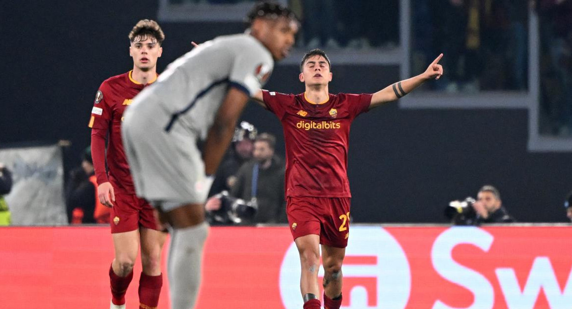 Paulo Dybala; Roma vs. Red Bull Salzburgo. Foto: Reuters.