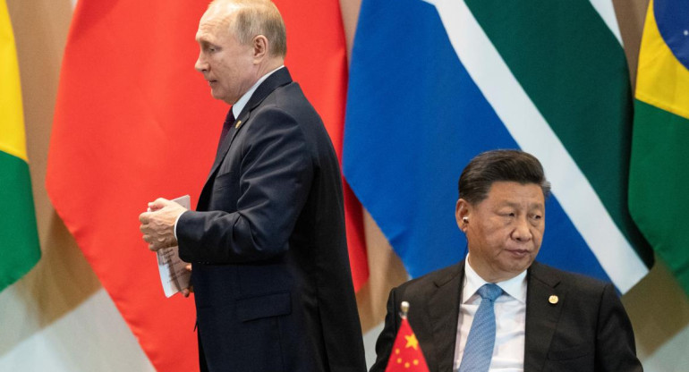 Xi Jinping y Vladimir Putin. Foto: REUTERS