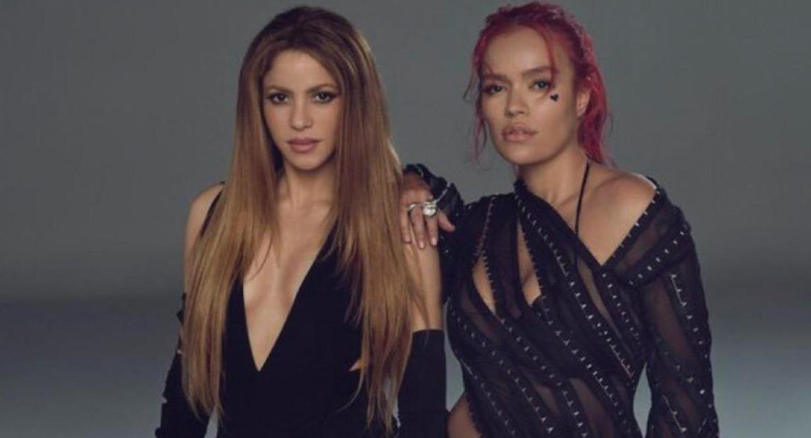 Shakira y Karol G.