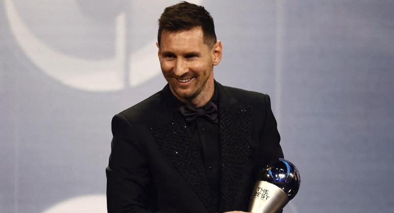 Lionel Messi, premios The Best. Foto: Reuters.