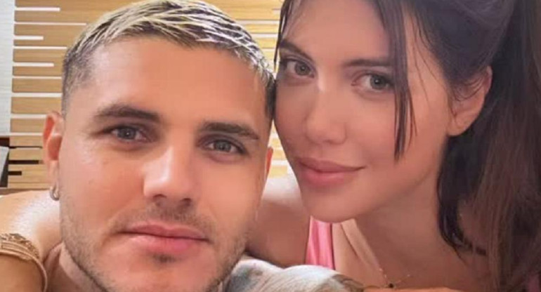 Mauro Icardi y Wanda Nara. Foto: Instagram/mauroicardi