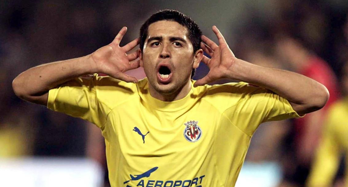 Juan Román Riquelme en el Villarreal.