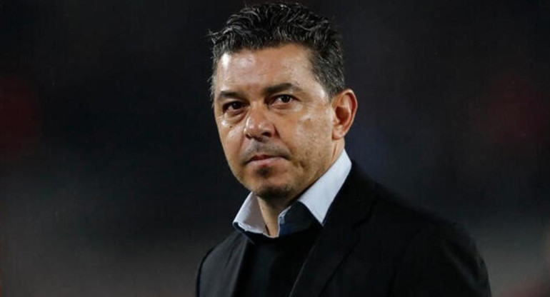 Marcelo Gallardo, director técnico. Foto: REUTERS