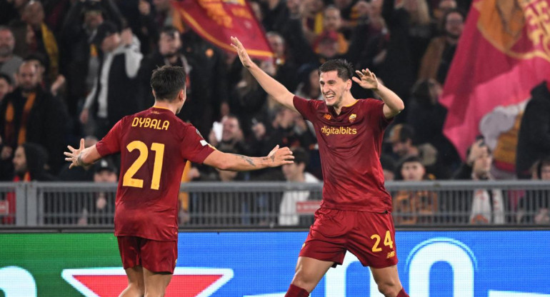 Paulo Dybala; Roma-Real Sociedad. Foto: Reuters.