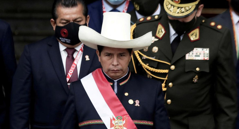 Pedro Castillo; expresidente de Perú. Foto: Reuters.