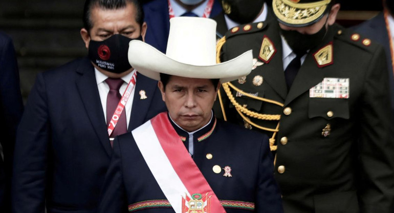 Pedro Castillo; expresidente de Perú. Foto: Reuters.