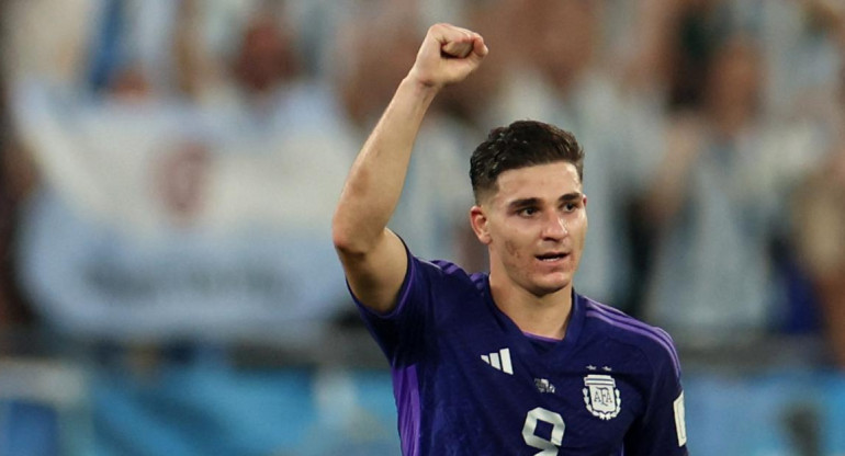 Julián Álvarez, Selección Argentina. Foto: REUTERS.