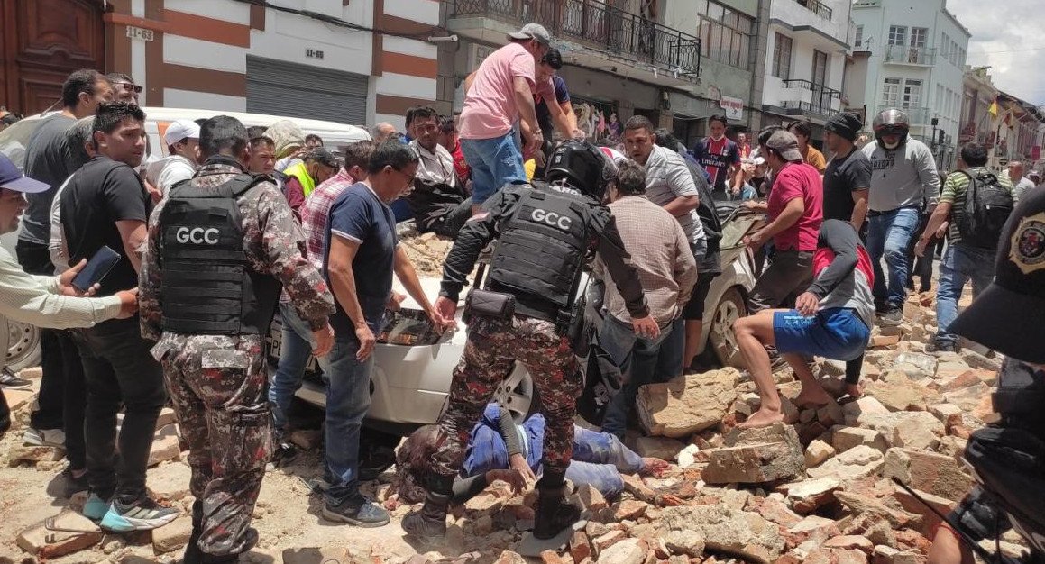 Sismo en Perú. Foto: Twitter @RadioNacionalFM.