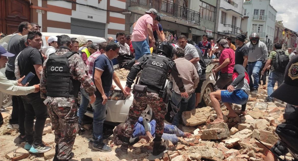 Sismo en Perú. Foto: Twitter @RadioNacionalFM.