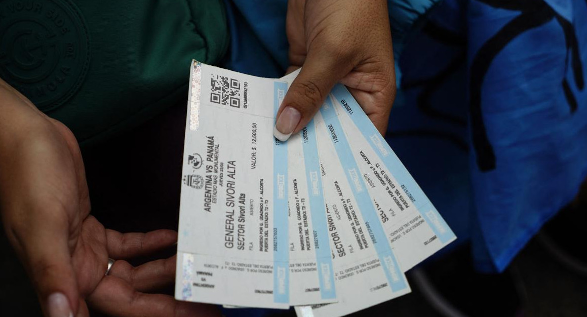 Entradas; Argentina vs. Panamá. Foto: Reuters.