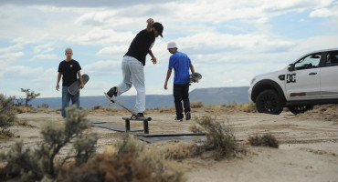 Tour de Skate en la Patagonia. Foto: Diego San Martín.