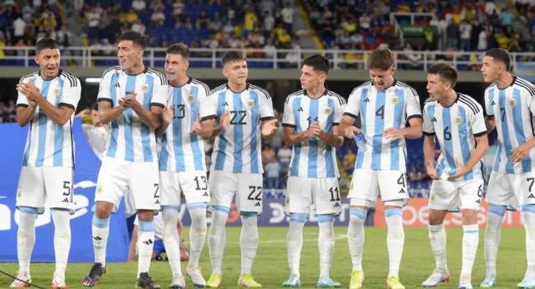 Selección Argentina sub 20. Foto: Télam