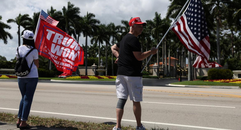 Apoyo de partidarios de Donald Trump, Reuters