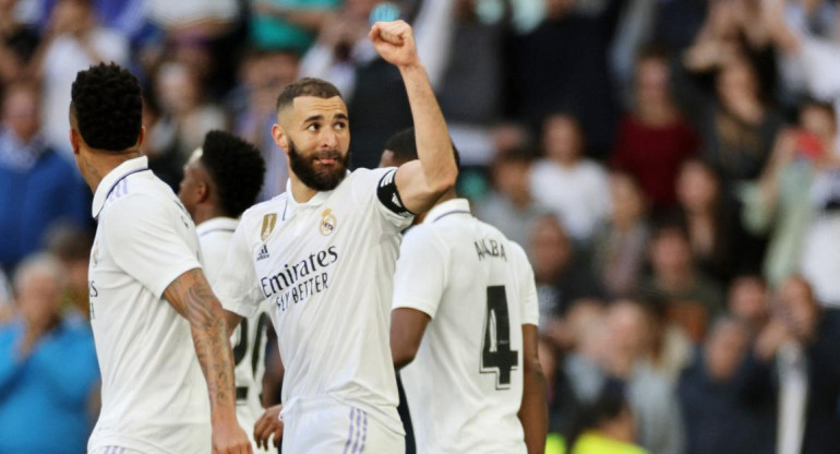 Karim Benzema; Real Madrid vs. Valladolid. Foto: Reuters.