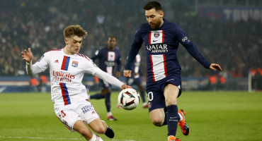 Messi; PSG vs. Olympique de Lyon. Foto: Reuters.