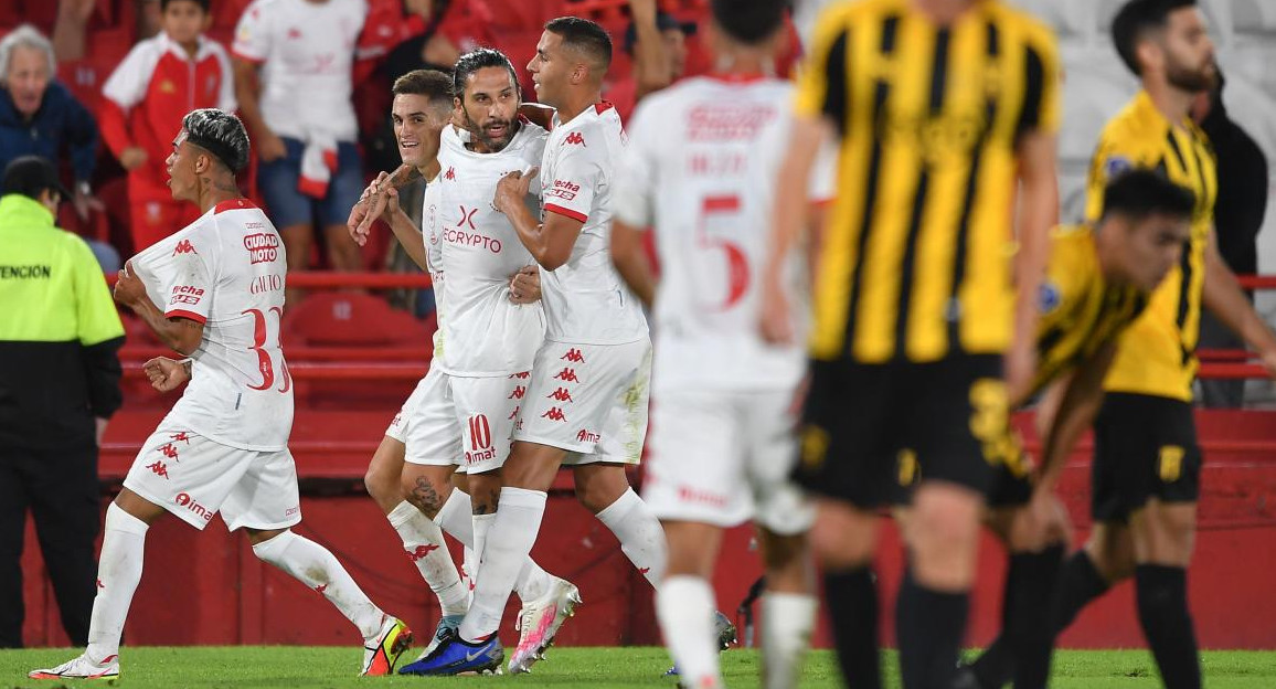 Huracán vs. Guaraní; Copa Sudamericana. Foto: Télam.