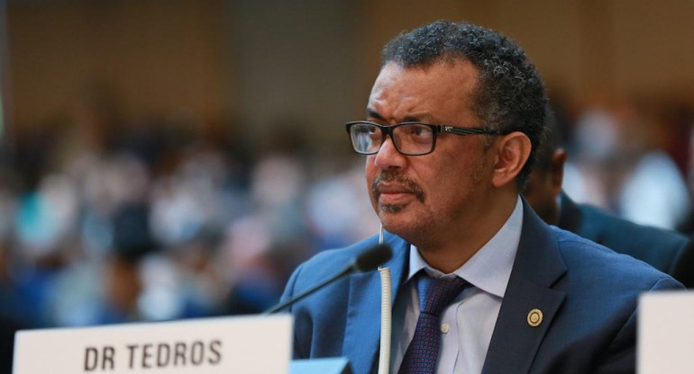 Tedros Adhanom Ghebreyesus, director general de la OMS. Foto: OMS