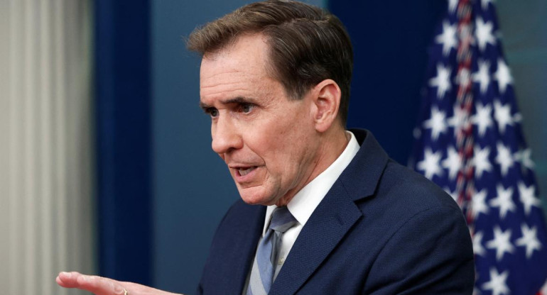 John Kirby, portavoz de la Casa Blanca. Foto: Reuters. 