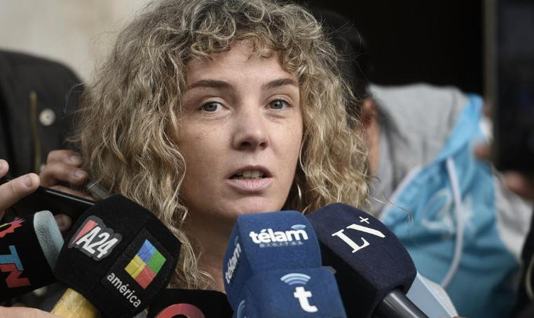 Florencia Marco, trabajadora de prensa de Boca. Foto: Télam