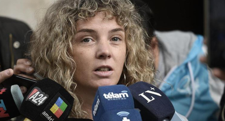 Florencia Marco, trabajadora de prensa de Boca. Foto: Télam