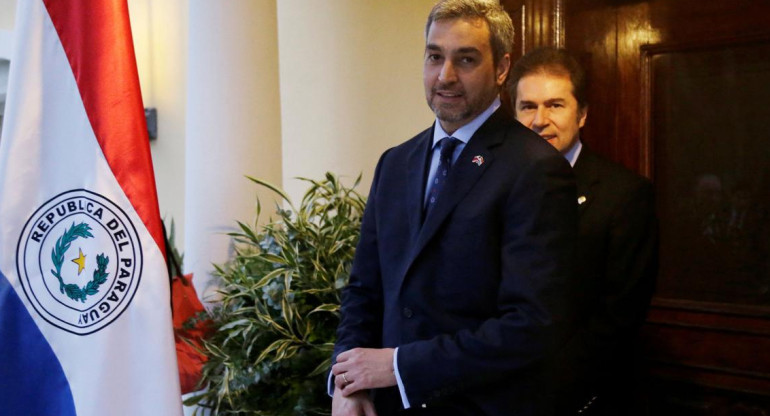 Mario Abdo Benítez, presidente de Paraguay. Foto: Reuters