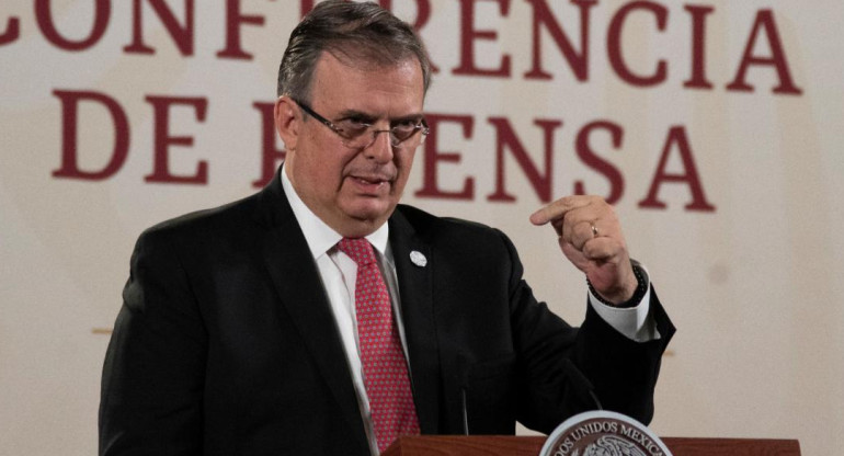 Marcelo Ebrard, Canciller mexicano. Foto: Gobierno de México