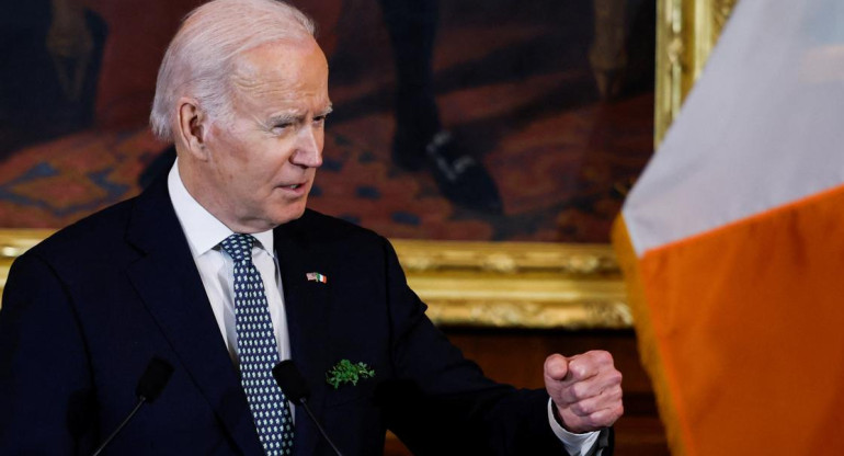 Joe Biden protagonizó otro de sus lapsus. Foto: Reuters