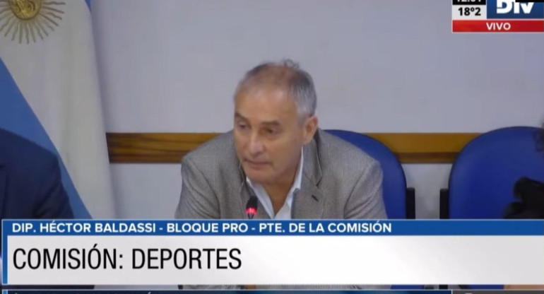 Diputados, Comisión de deportes, DTV