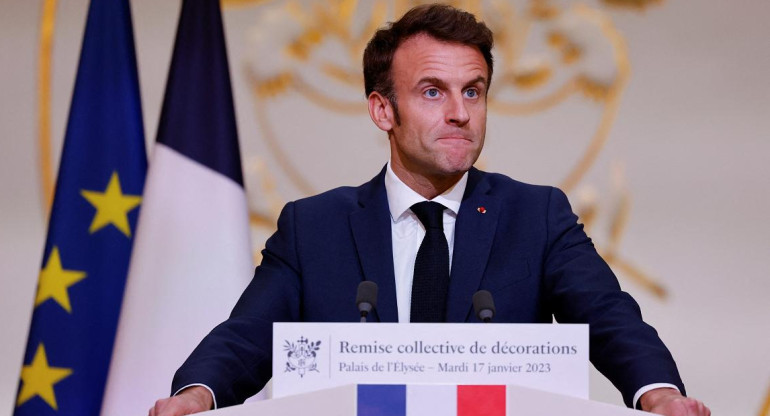 Emmanuel Macron, Francia. Foto: Reuters