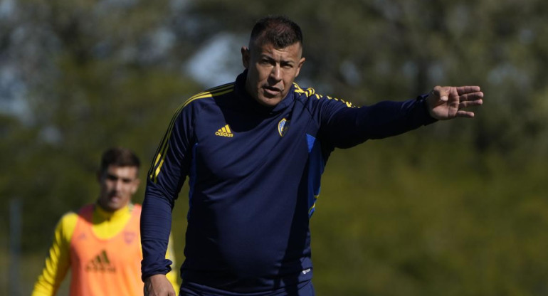 Jorge Almirón, técnico de Boca. Foto: Twitter Boca