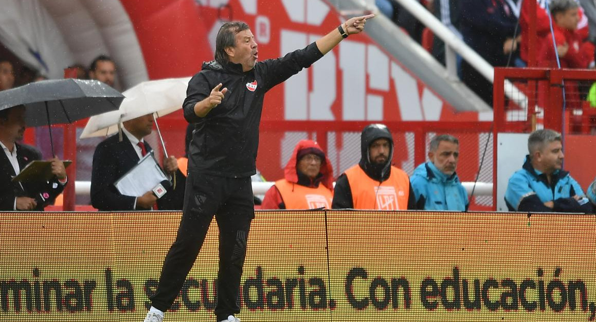 Ricardo Zielinski; Independiente vs. Racing Club. Foto: Télam.