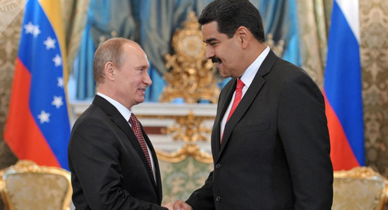 Nicolás Maduro y Vladimir Putin. Foto: Reuters