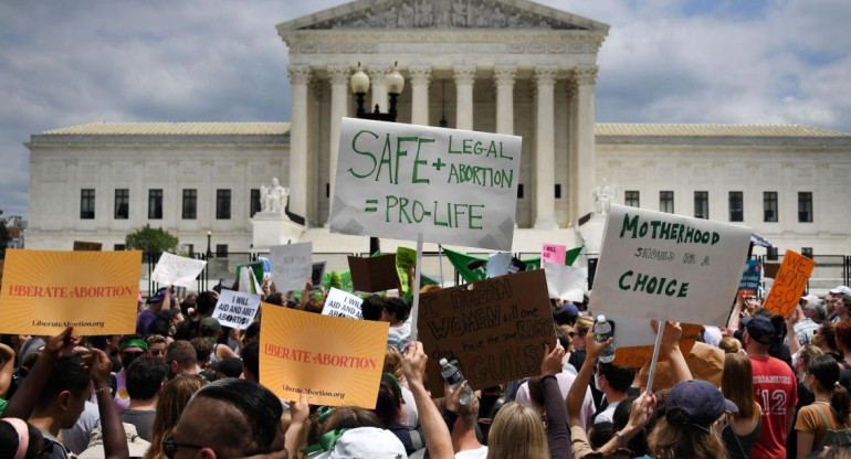 Debate por el aborto en EEUU. Foto: Reuters