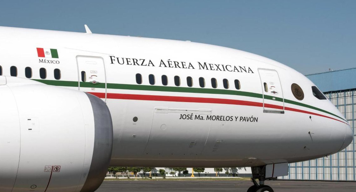 Avión presidencial mexicano. Foto: Reuters