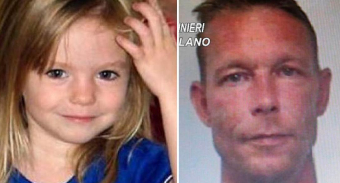 Madeleine McCann y Christian Brueckner. Foto: Archivo.