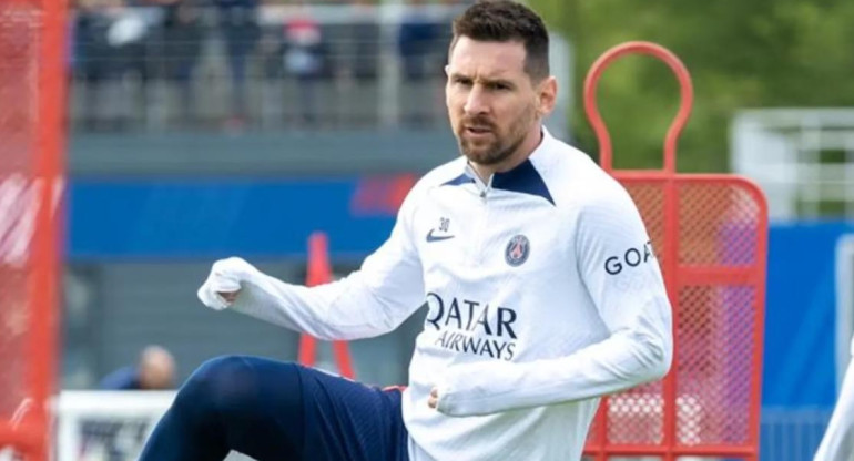 Messi se reincorporó a los entrenamientos del PSG. Foto: Prensa PSG