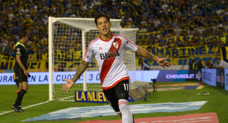 Sebastián Driussi vs. Boca Juniors. Foto: NA.