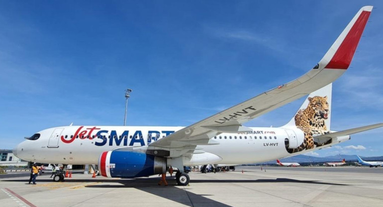 JetSMART, aerolinea. Foto: Télam.