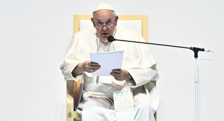 El papa Francisco, presente en Hungría. Foto: EFE.