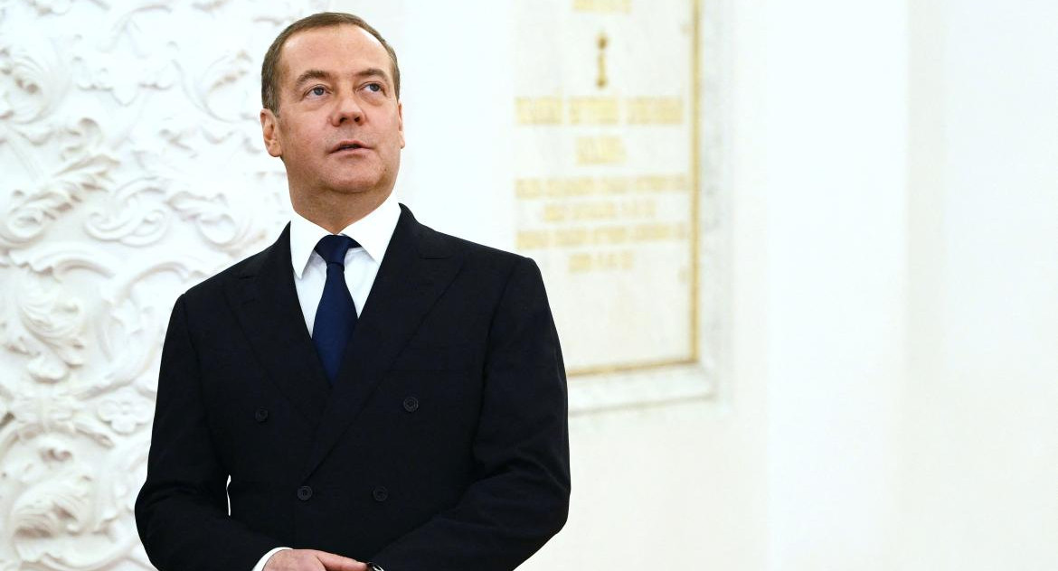 El vicepresidente del Consejo de Seguridad ruso, Dimitri Medvedev. Foto: Reuters.