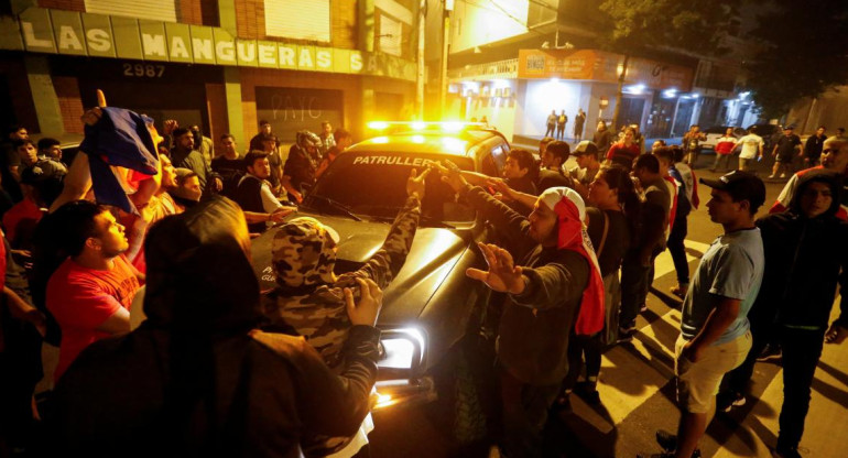 Protestas en Paraguay por fraude. Foto: Reuters. 