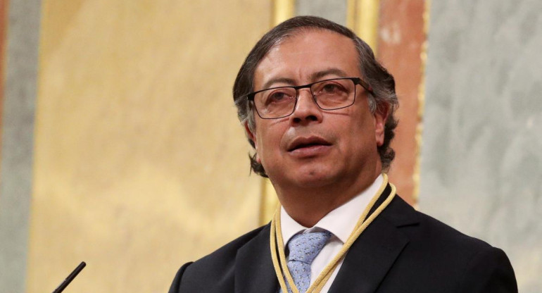 Gustavo Petro en España. Foto: Reuters.