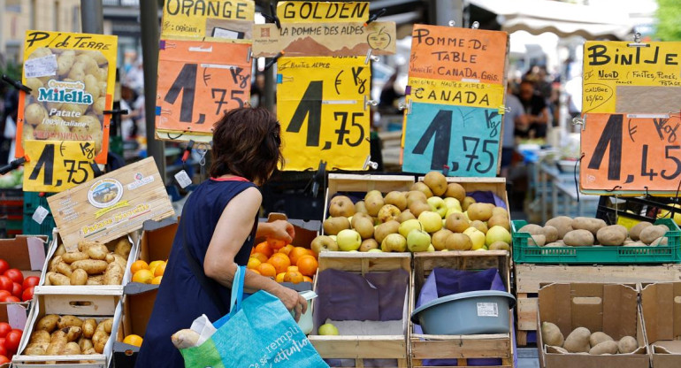 Inflación europea, economía internacional. Foto: Reuters