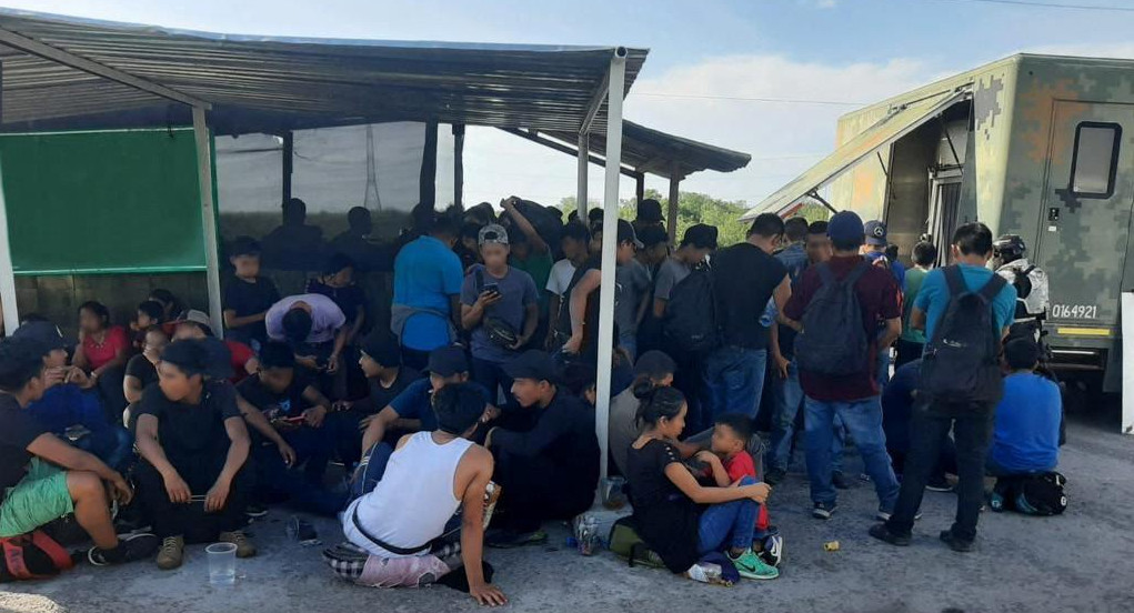 Centro migratorio en México, en la frontera con EEUU. Foto: Reuters.