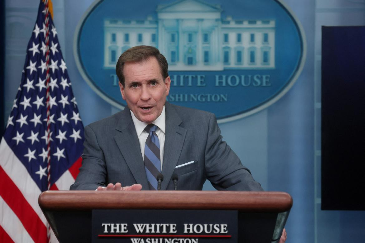 John Kirby, portavoz de la Casa Blanca. Foto: Reuters.