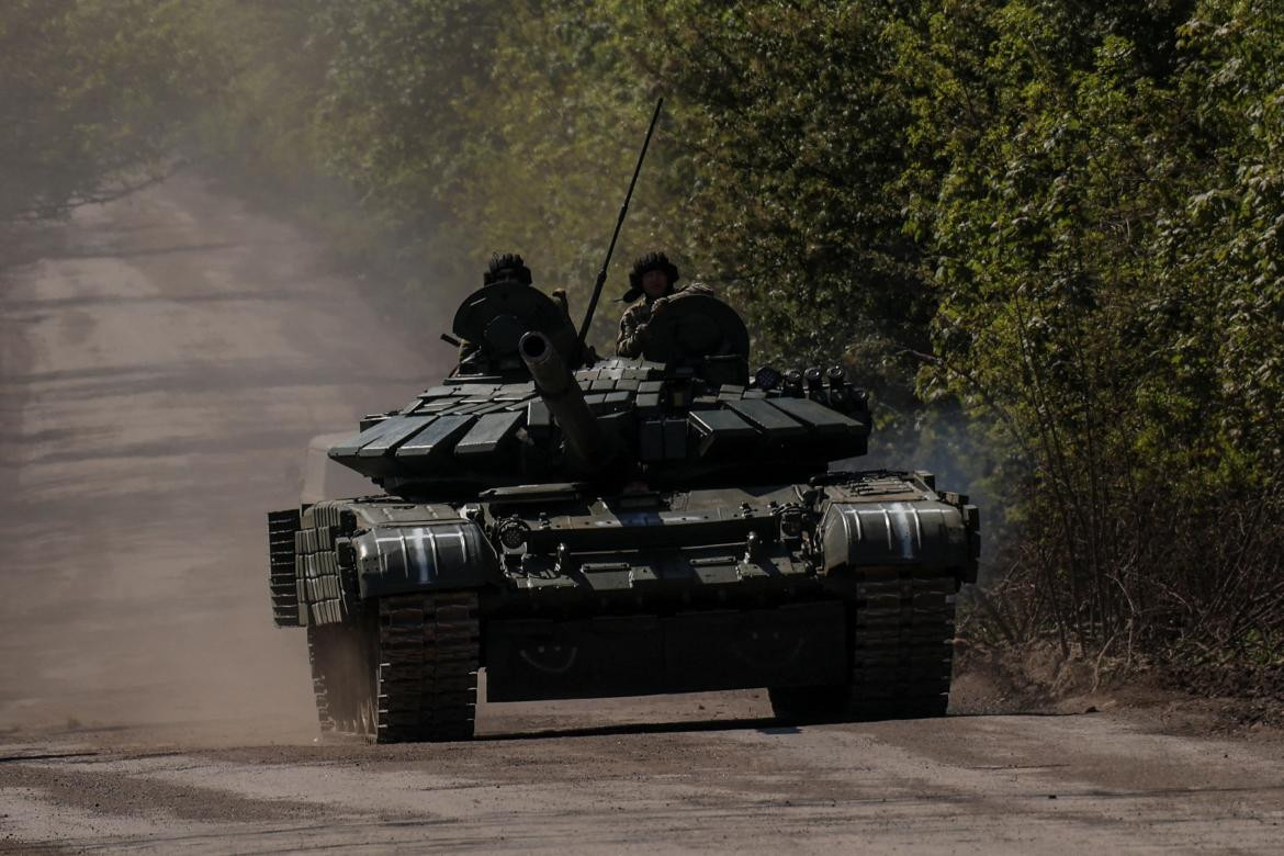 Tropas ucranianas en Bakhmut. Foto: Reuters.