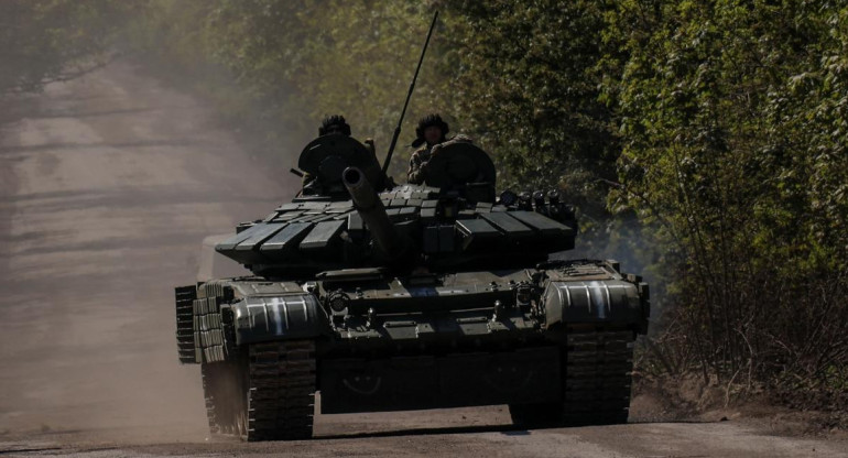 Tropas ucranianas en Bakhmut. Foto: Reuters.