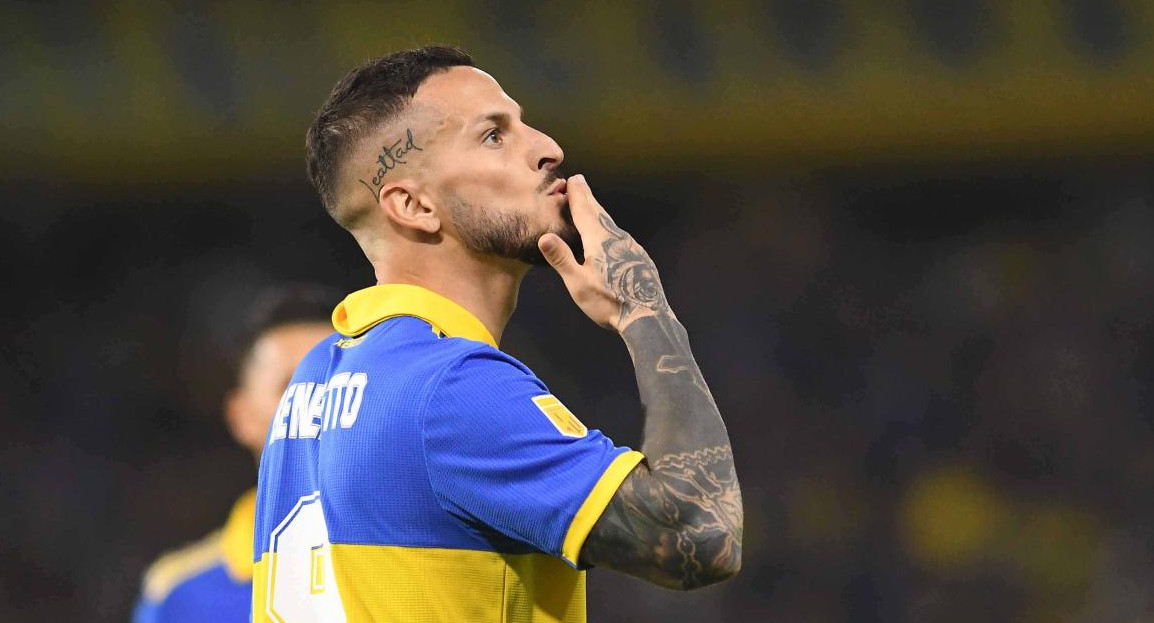 Darío Benedetto; Boca Juniors vs. Belgrano de Córdoba. Foto: Télam.