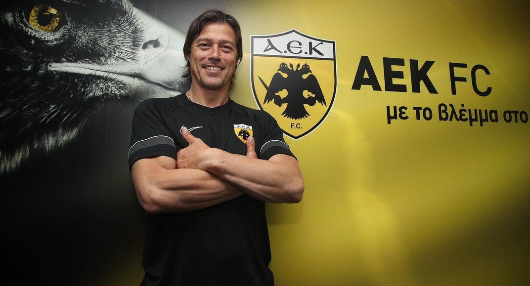 Matías Almeyda; AEK Atenas. Foto: Instagram @peladoalmeyda.